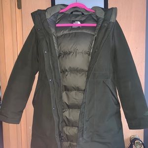 Northface Army Green Parka